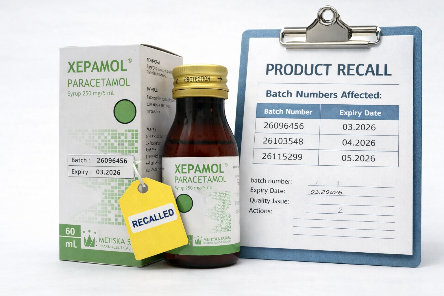 Penarikan Obat Xepamol Sirup